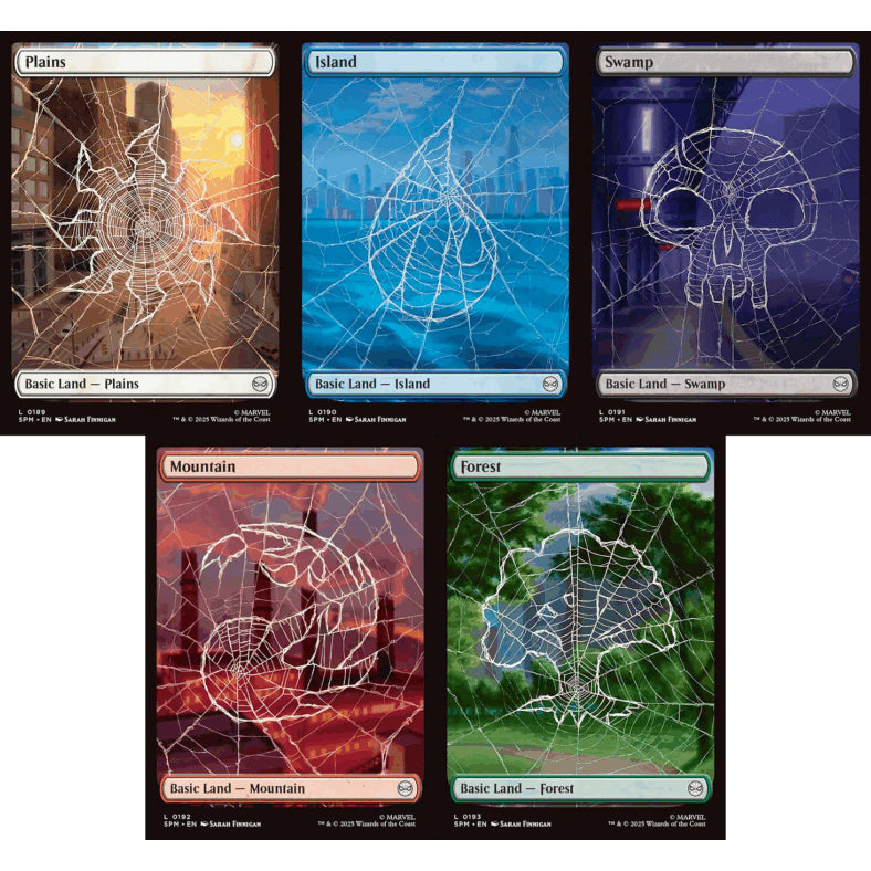 SPM SPIDERMAN // Magic: The Gathering *Full Art Foil BASIC LAND* Magic: The Gathering_Lands Spider-Man
