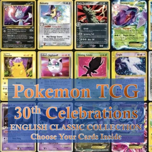 Pokemon TCG 30th CELEBRATIONS ENGLISH | 30C Classic Collection Singles | Choose Your Cards Inside | Pikachu Mew