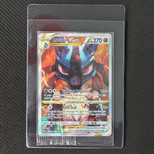 SWSH291 LUCARIO VStar - SEALED *Black Star Promo* English Pokemon TCG_Art Rare