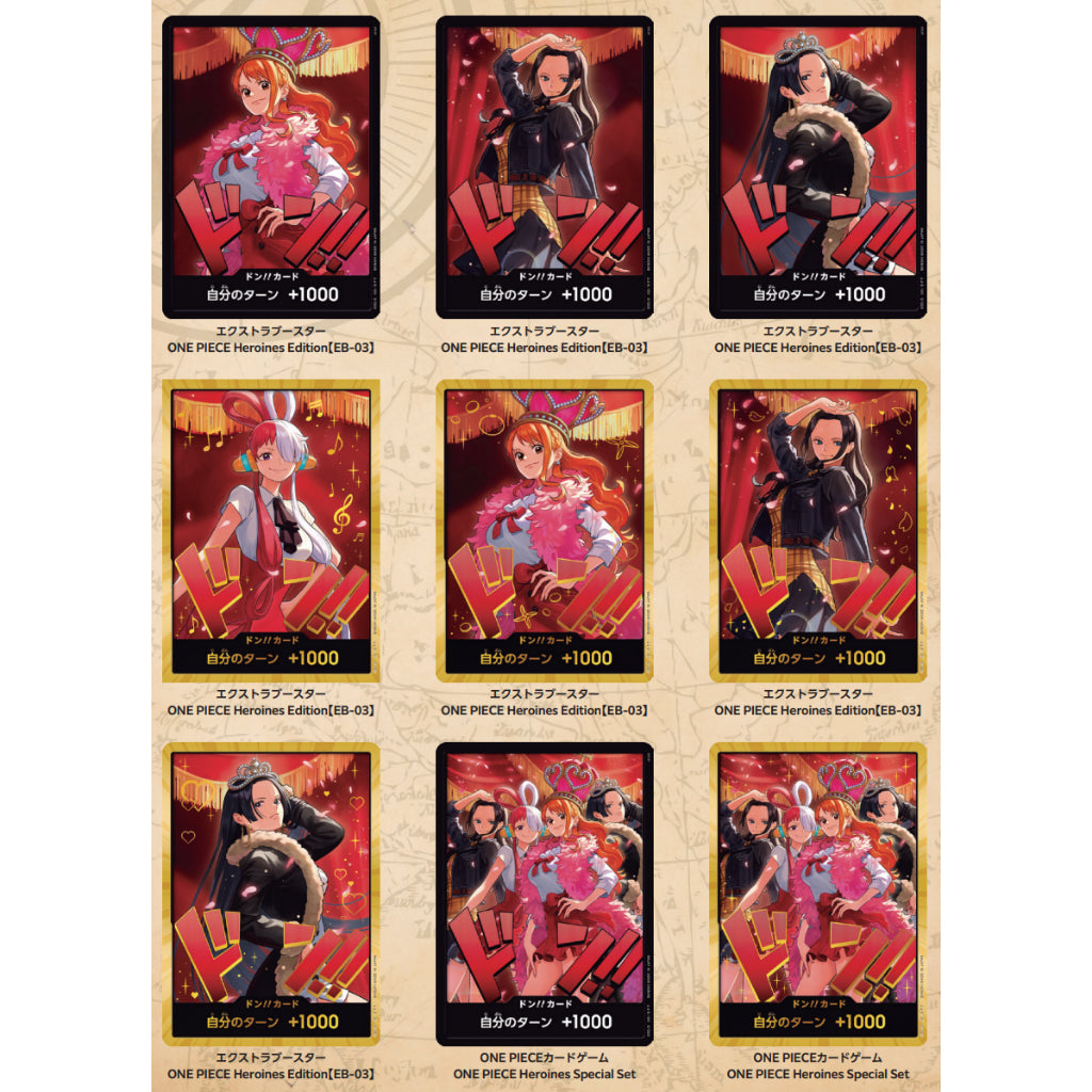 EB03 Heroine's Edition FOIL DON!!! One Piece TCG Foil Japanese Original Authentic