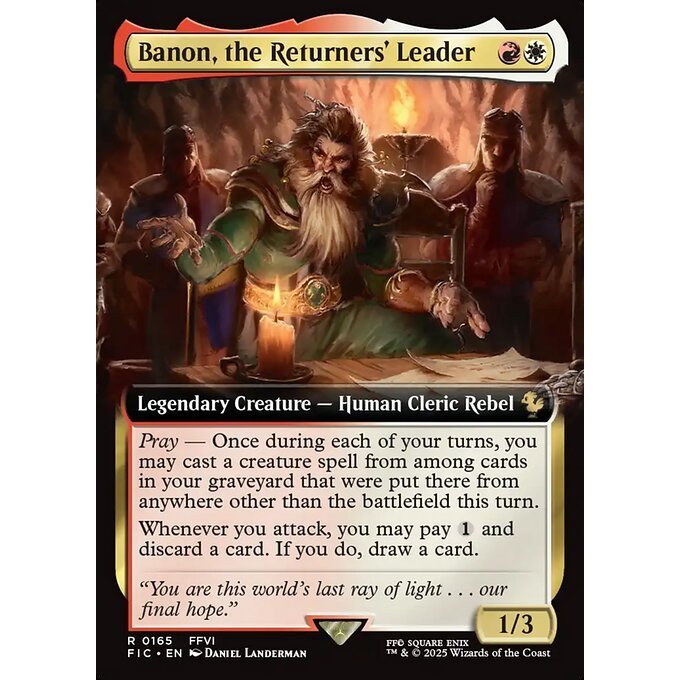 FIC MTG Final Fantasy Commander *EA Extended Art Rares - Red Green Gold Multicolored* CHOOSE YOUR CARDS INSIDE