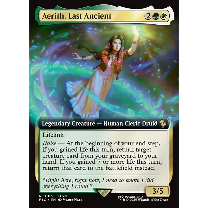 FIC MTG Final Fantasy Commander *EA Extended Art Rares - Red Green Gold Multicolored* CHOOSE YOUR CARDS INSIDE