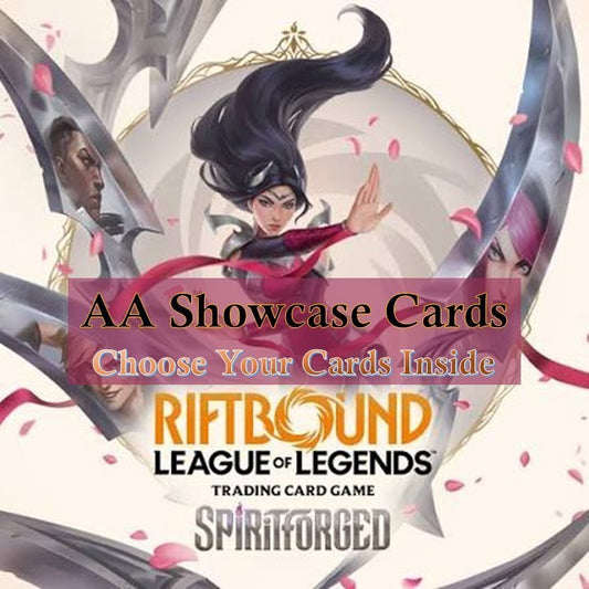 SPIRITFORGED SFD Showcase AA Rares | Riftbound League of Legends LOL | Choose Your Cards Inside | Authentic | English