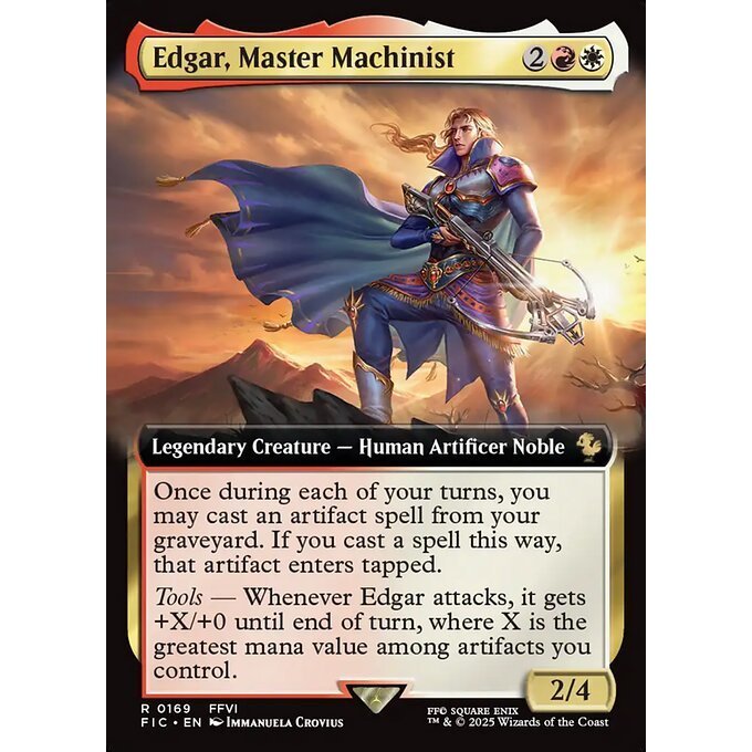 FIC MTG Final Fantasy Commander *EA Extended Art Rares - Red Green Gold Multicolored* CHOOSE YOUR CARDS INSIDE