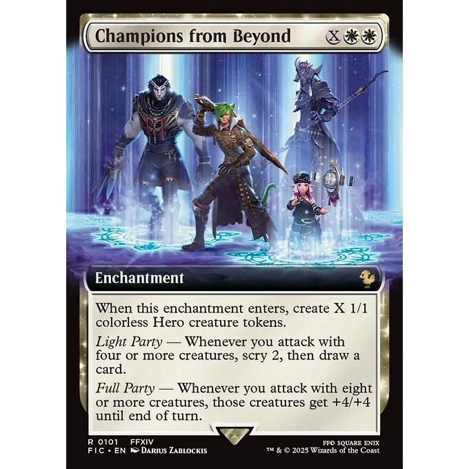 FIC MTG Final Fantasy Commander *EA Extended Art Rares - White Blue Black Artifacts* CHOOSE YOUR CARDS INSIDE