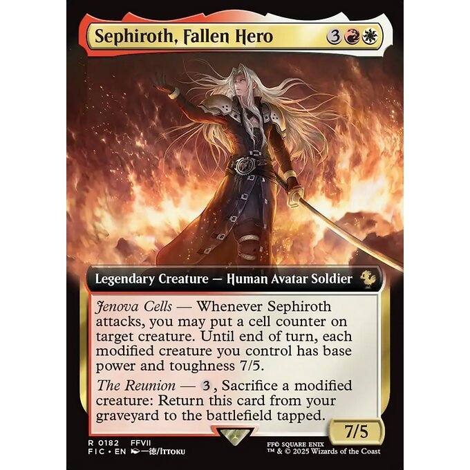 FIC MTG Final Fantasy Commander *EA Extended Art Rares - Red Green Gold Multicolored* CHOOSE YOUR CARDS INSIDE