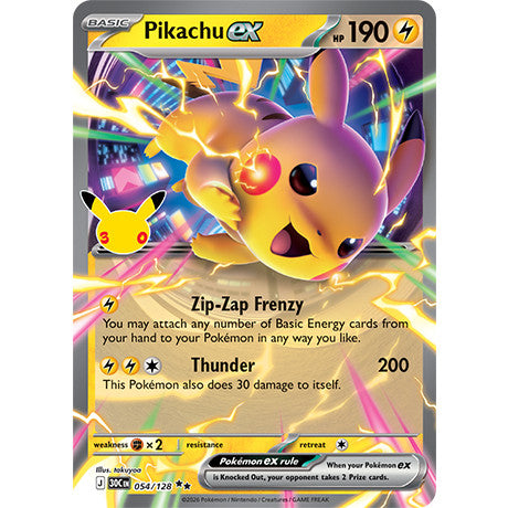 Pokemon TCG 30th Anniv CELEBRATIONS English | 30C RR EX Singles | Choose Your Cards Inside | Pikachu Sylveon Mew Umbreon