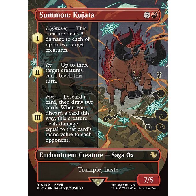 FIC MTG Final Fantasy Commander *EA Extended Art Rares - Red Green Gold Multicolored* CHOOSE YOUR CARDS INSIDE