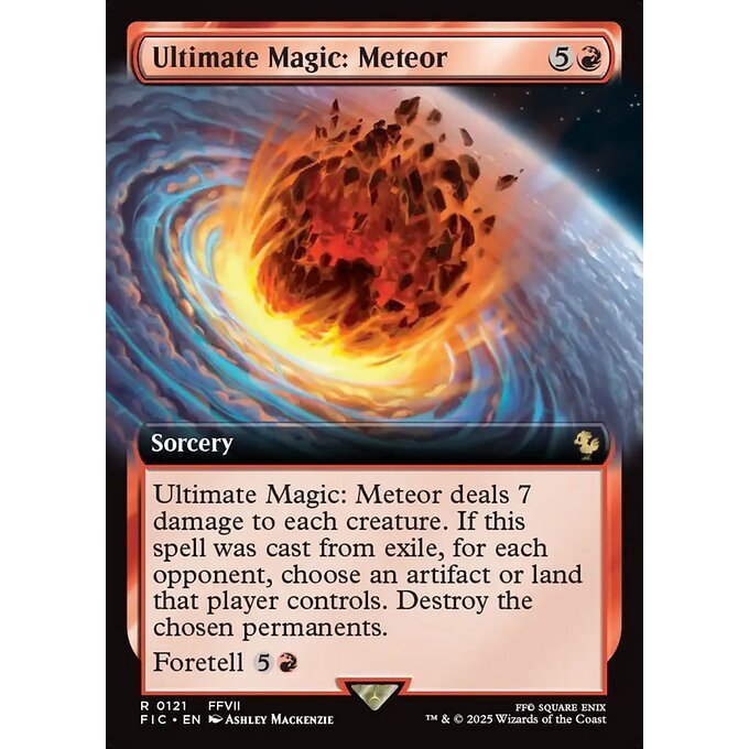 FIC MTG Final Fantasy Commander *EA Extended Art Rares - Red Green Gold Multicolored* CHOOSE YOUR CARDS INSIDE
