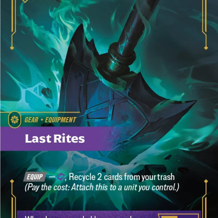 SFD_150 LAST RITES * Riftbound TCG - Spiritforged * Spell Epic Rare