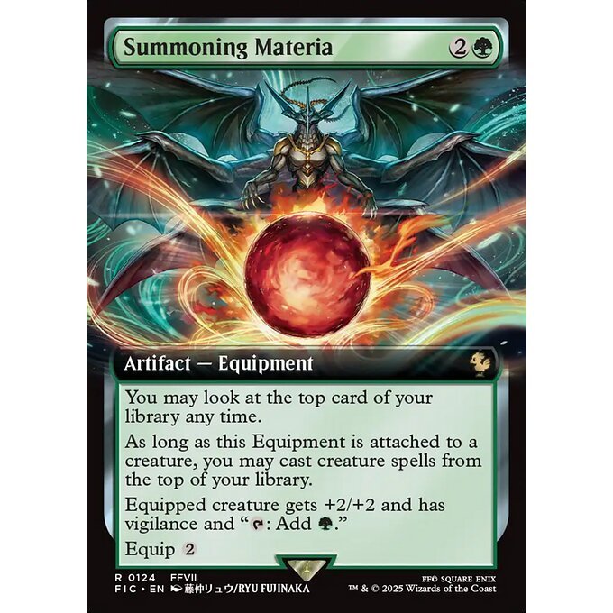 FIC MTG Final Fantasy Commander *EA Extended Art Rares - Red Green Gold Multicolored* CHOOSE YOUR CARDS INSIDE