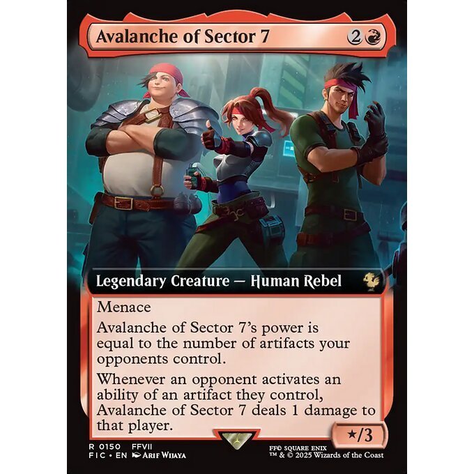 FIC MTG Final Fantasy Commander *EA Extended Art Rares - Red Green Gold Multicolored* CHOOSE YOUR CARDS INSIDE
