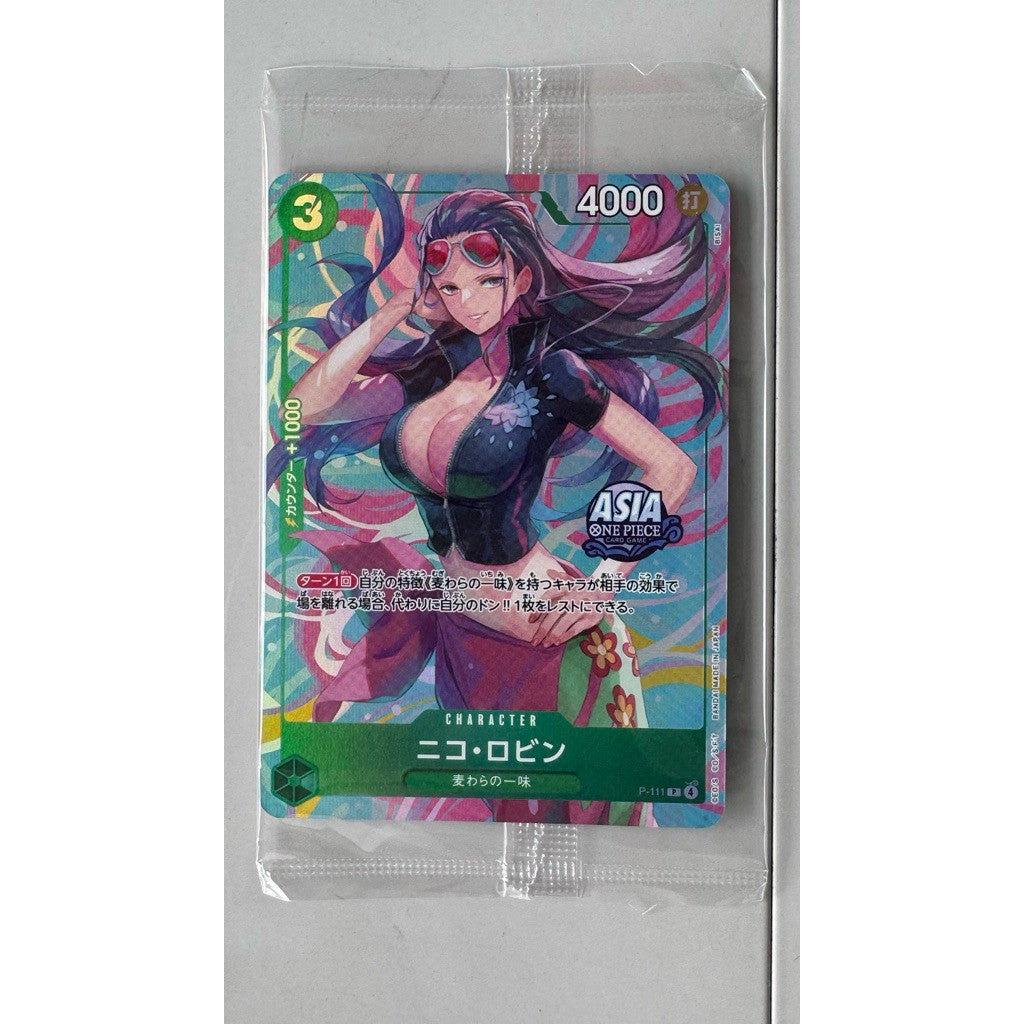 One Piece TCG OP13 Mini Tin Pack Promo Set Vol. 2 Waifu Singles: Nico Robin, Nami, Bonnie (Bonney) FOR ASIA Mini-Tin