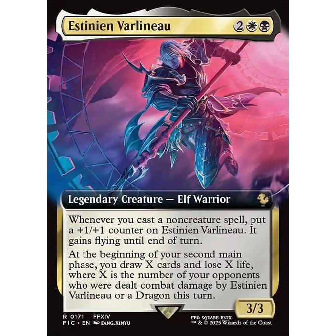 FIC MTG Final Fantasy Commander *EA Extended Art Rares - Red Green Gold Multicolored* CHOOSE YOUR CARDS INSIDE