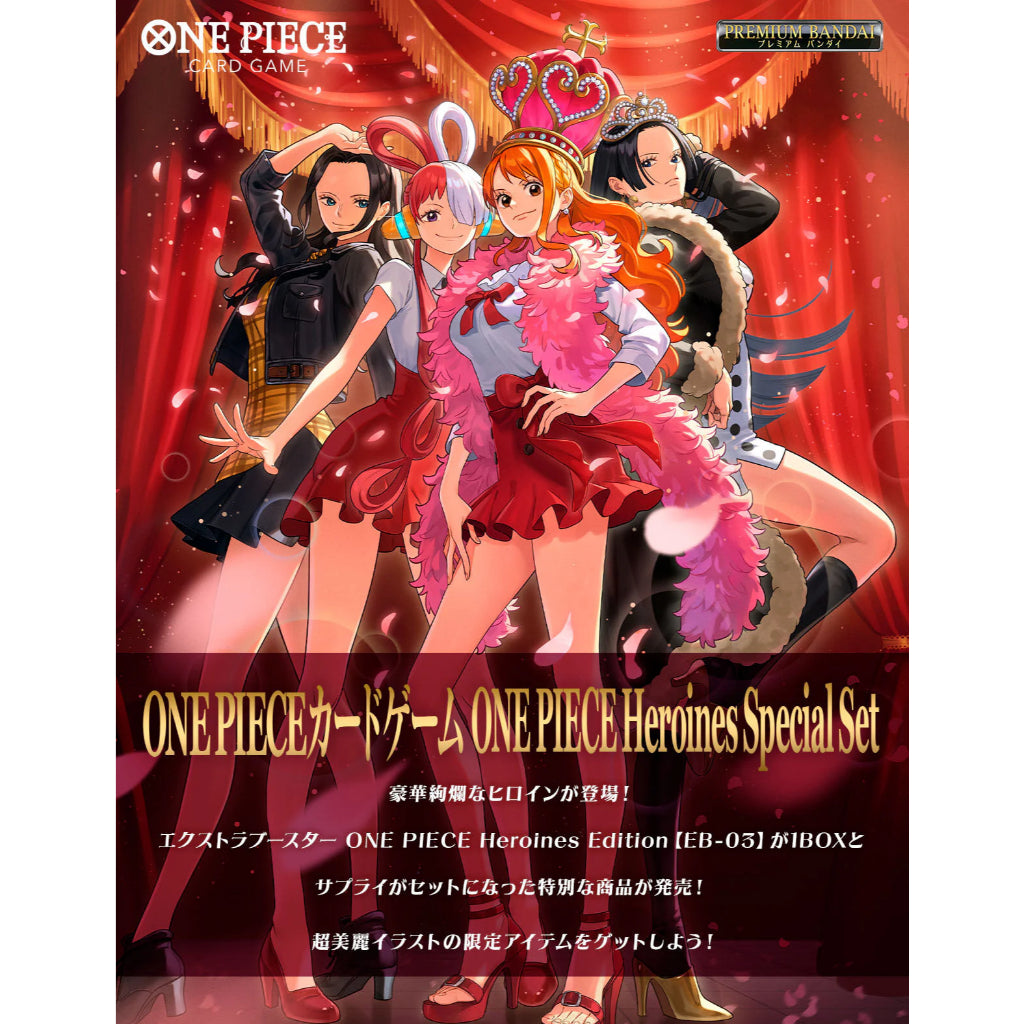 EB03 Heroine's Edition GOLD DON!!! One Piece TCG Foil Japanese Original Authentic Uta, Boa, Nami, Nico Robin