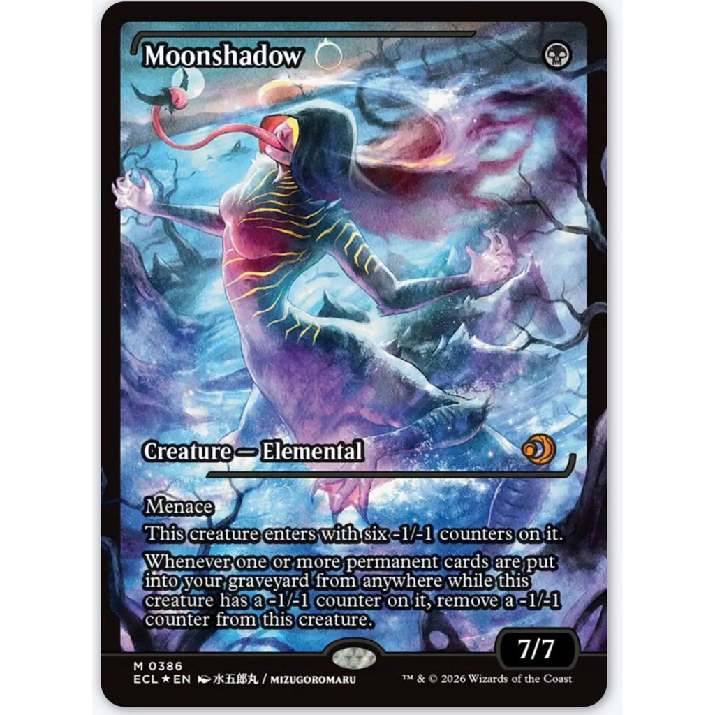 ECL_386 Moonshadow *Lorwyn Eclipsed Japanese Showcase* MTG Magic: The Gathering_Mythic