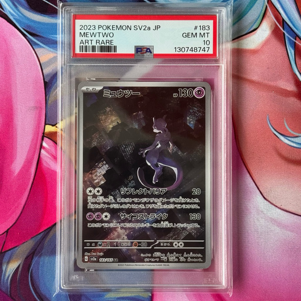 SV2a 183/165 MEWTWO AR PSA10 *Scarlet & Violet 151* Japanese Pokemon TCG_Art Rare PSA 10 Gem Mint