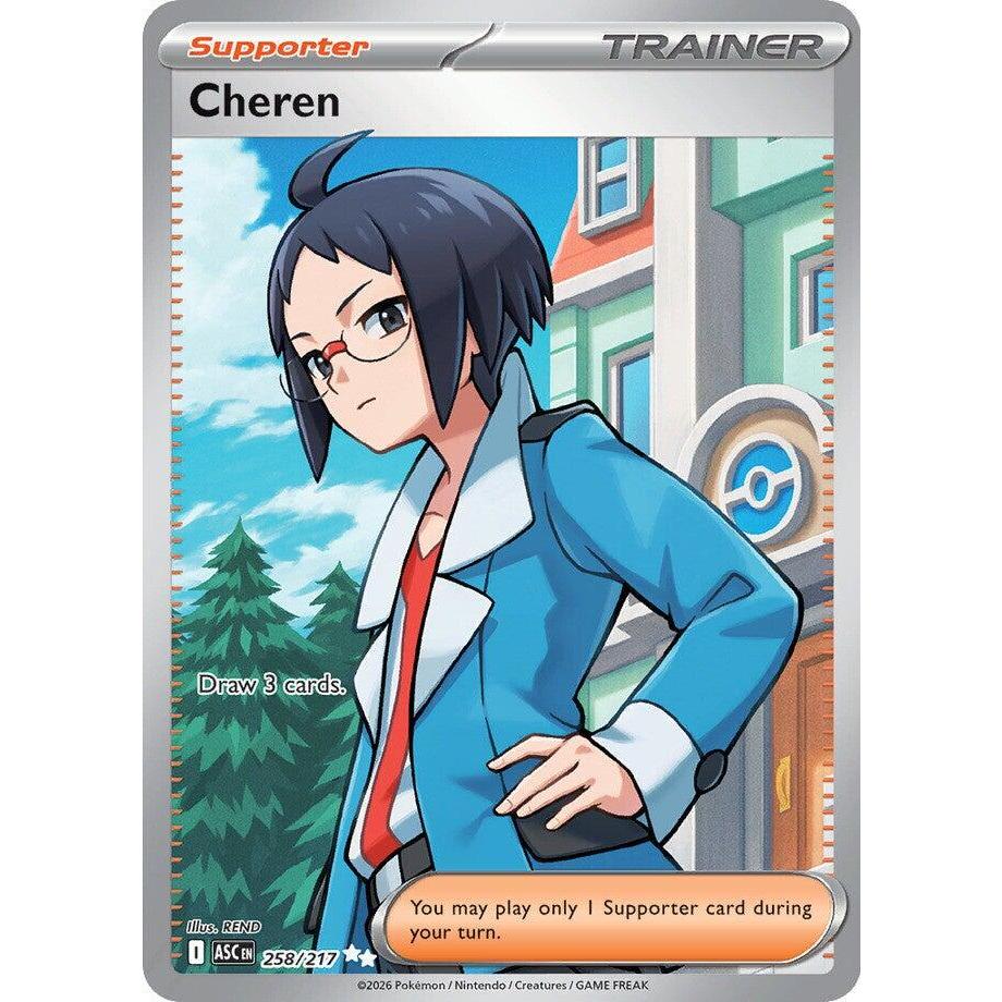 ASC_258/217 CHEREN Trainer *Ascended Heroes* IR English Pokemon TCG_Illustration Rare
