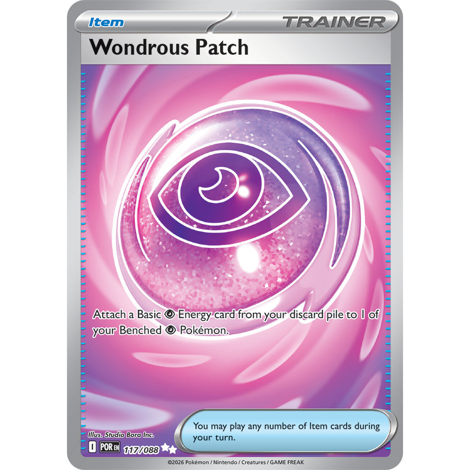 POR_117/088 WONDROUS PATCH Trainer *Perfect Order* IR English Holofoil Pokemon TCG_Illustration Rare