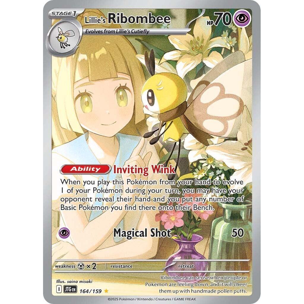 JTG_164/159 Lillie's RIBOMBEE *Journey Together* IR English Pokemon TCG_Illustration Rare