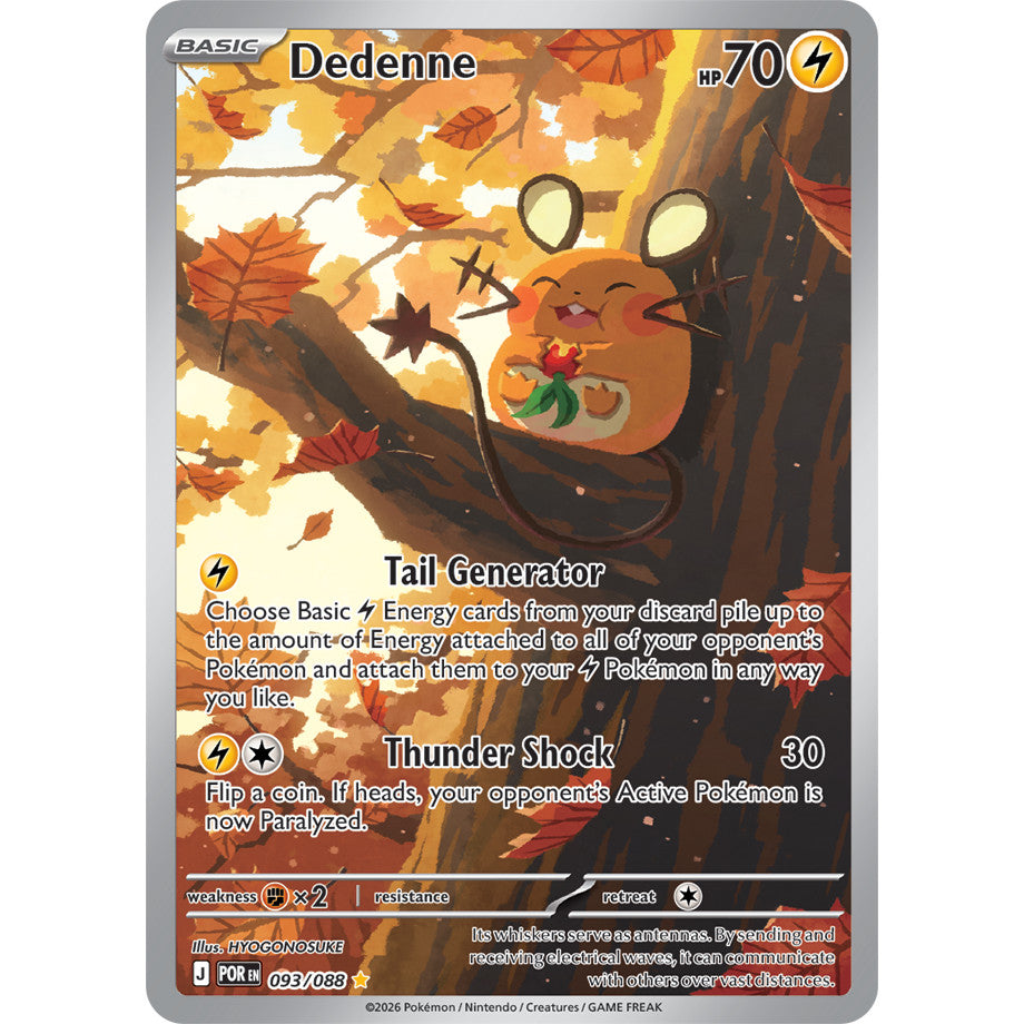 POR_93/088 DEDENNE *Perfect Order* UR English Holofoil Pokemon TCG_Ultra Rare