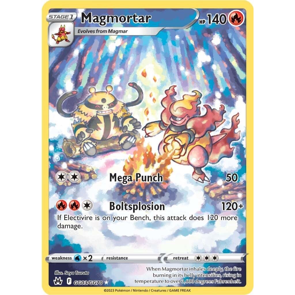CRZ_GG03/GG70 MAGMORTAR *Crown Zenith*  English Holofoil Pokemon TCG_Galarian Gallery
