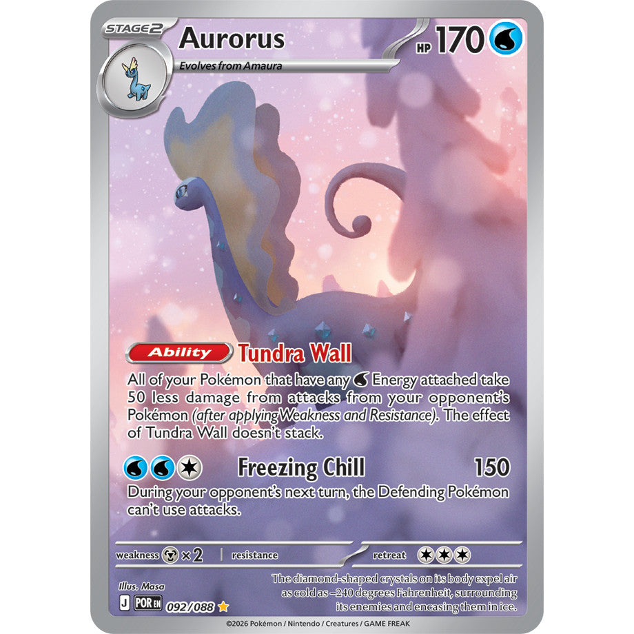POR_92/088 AURORUS *Perfect Order* UR English Holofoil Pokemon TCG_Ultra Rare