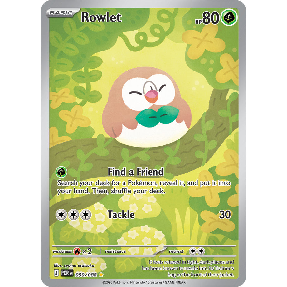 POR_90/088 ROWLET *Perfect Order* UR English Holofoil Pokemon TCG_Ultra Rare