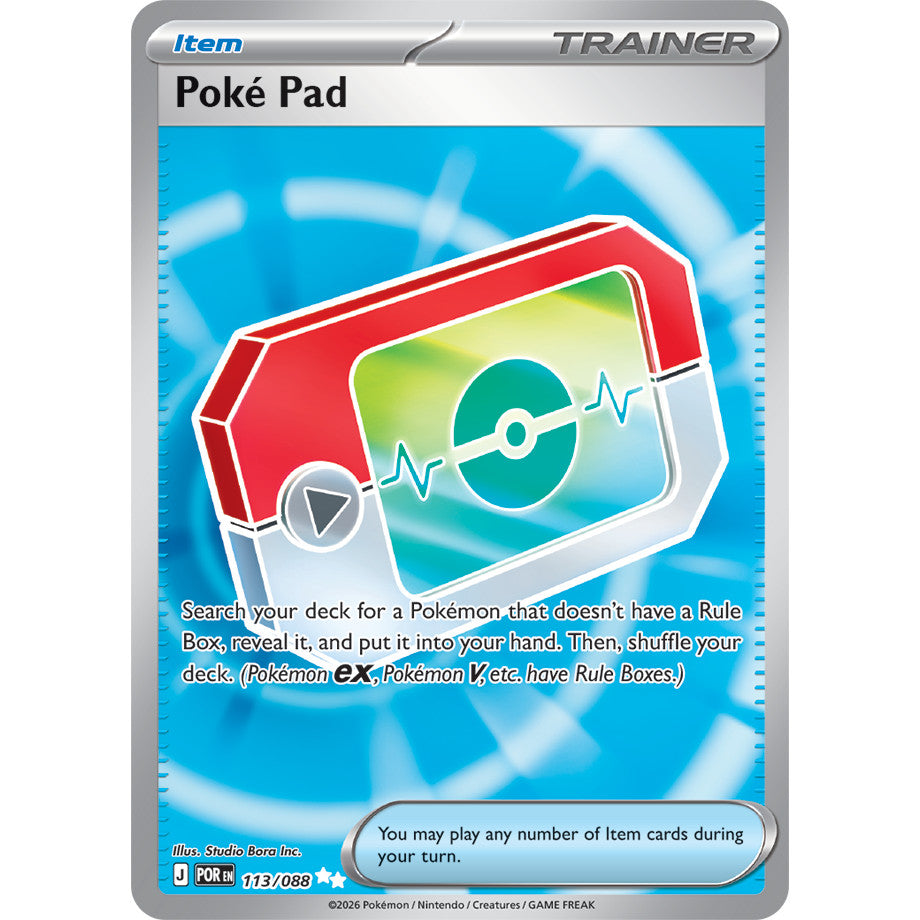POR_113/088 POKE PAD Trainer *Perfect Order* IR English Holofoil Pokemon TCG_Illustration Rare