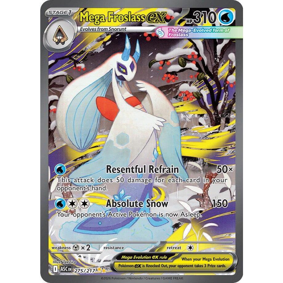 ASC_275/217 Mega FROSLASS EX *Ascended Heroes* SIR English Pokemon TCG_Super Illustration Rare