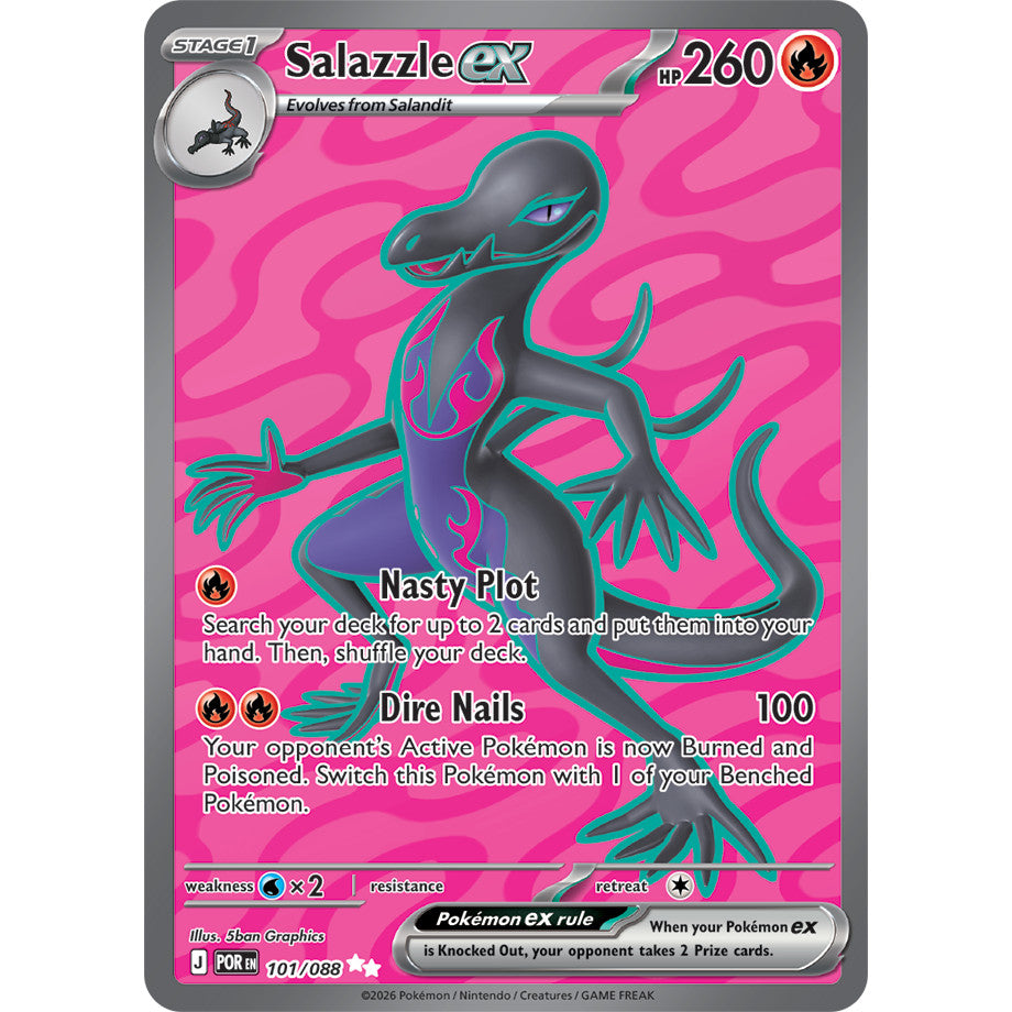 POR_101/088 SALAZZLE EX *Perfect Order* UR English Holofoil Pokemon TCG_Ultra Rare