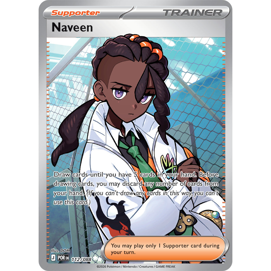 POR_112/088 NAVEEN Trainer *Perfect Order* IR English Holofoil Pokemon TCG_Illustration Rare