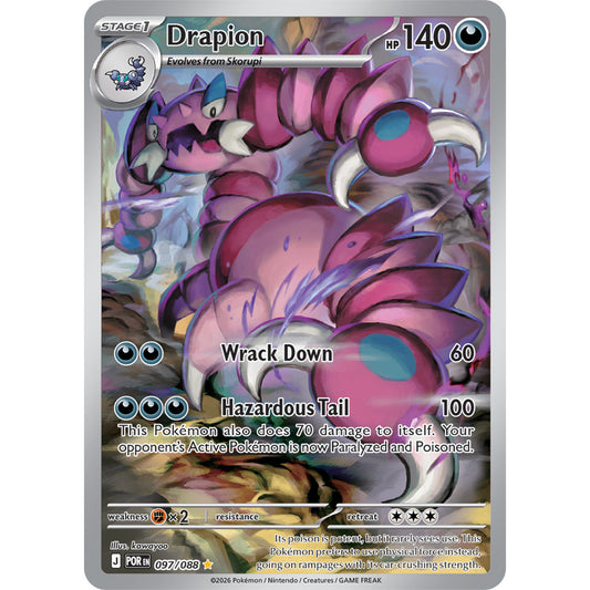 POR_97/088 DRAPION *Perfect Order* UR English Holofoil Pokemon TCG_Ultra Rare