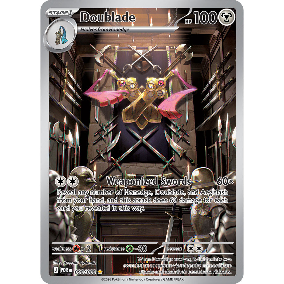 POR_98/088 DOUBLADE *Perfect Order* UR English Holofoil Pokemon TCG_Ultra Rare