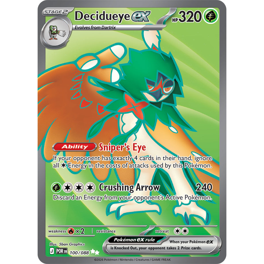 POR_100/088 DECIDUEYE EX *Perfect Order* UR English Holofoil Pokemon TCG_Ultra Rare
