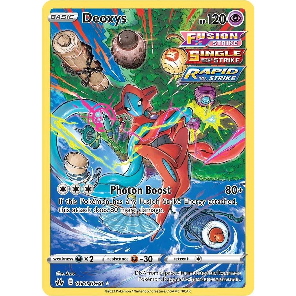 CRZ_GG12/GG70 DEOXYS *Crown Zenith*  English Holofoil Pokemon TCG_Galarian Gallery