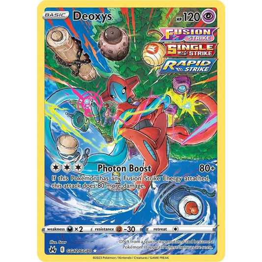 CRZ_GG12/GG70 DEOXYS *Crown Zenith*  English Holofoil Pokemon TCG_Galarian Gallery