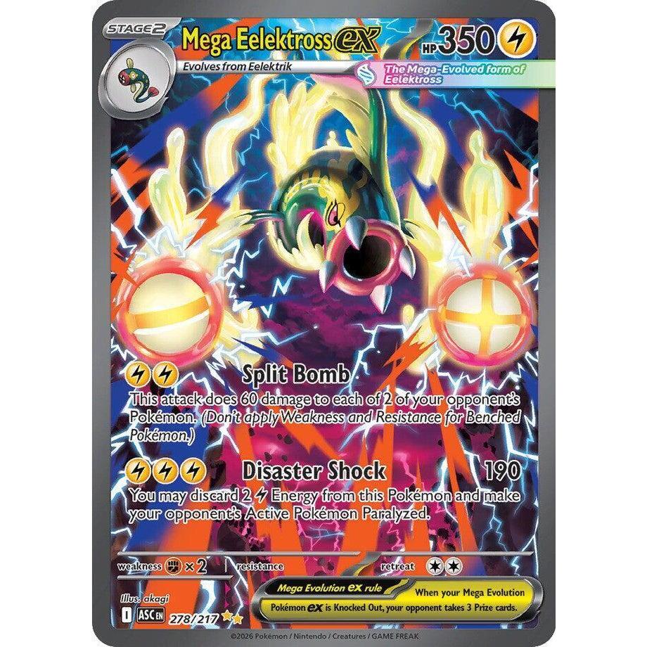 ASC_278/217 Mega EELEKTROSS EX *Ascended Heroes* SIR English Pokemon TCG_Special Illustration Rare
