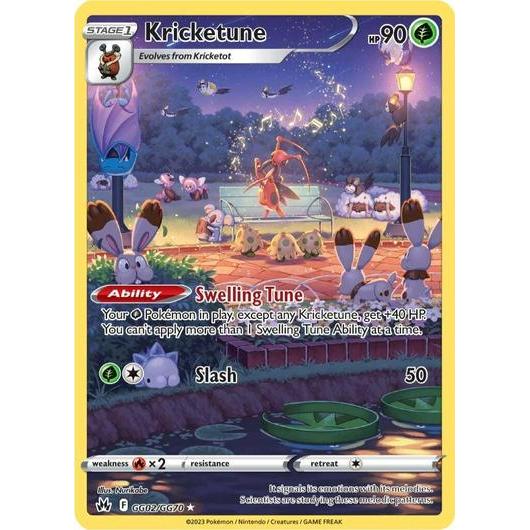 CRZ_GG02/GG70 KRICKETUNE *Crown Zenith* AR English Pokemon TCG_Art Rare