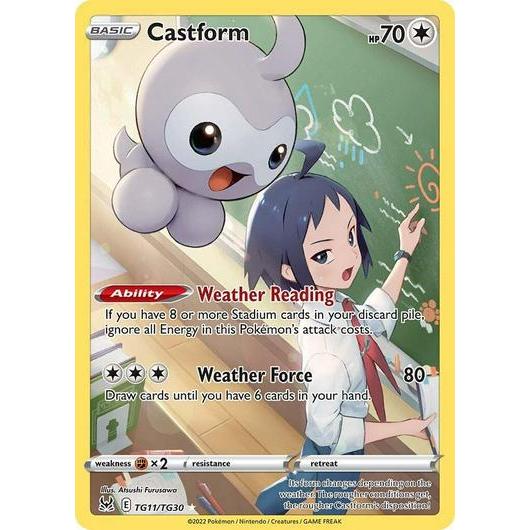 LOR_TG11/TG30 CASTFORM *Lost Origin* AR English Pokemon TCG_Art Rare