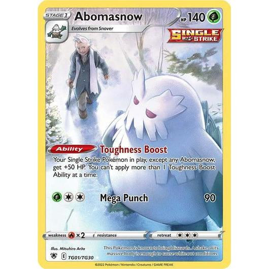 ASR_TG01/TG30 ABOMASNOW *Astral Radiance* AR English Pokemon TCG_Art Rare