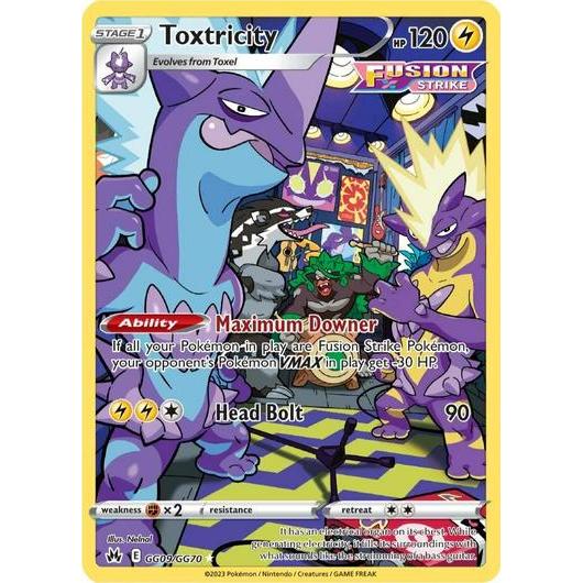 CRZ_GG09/GG70 TOXTRICITY *Crown Zenith* AR English Pokemon TCG_Art Rare