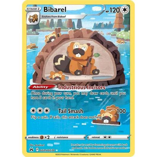 CRZ_GG25/GG70 BIBAREL *Crown Zenith* AR English Pokemon TCG_Art Rare