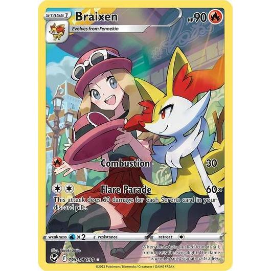 SWSH12_TG01/TG30 BRAIXEN *Silver Tempest* AR English Pokemon TCG_Art Rare
