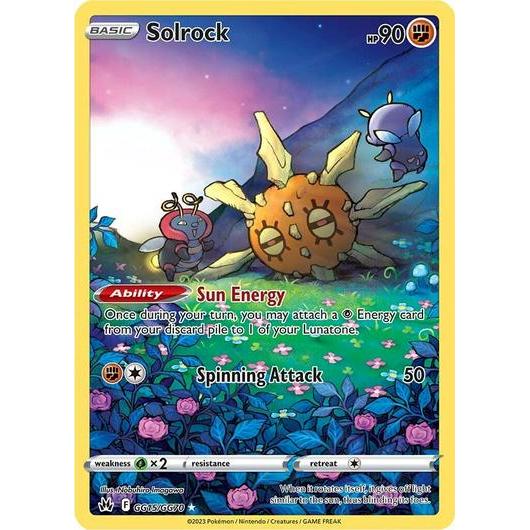 CRZ_GG15/GG70 SOLROCK *Crown Zenith* AR English Pokemon TCG_Art Rare