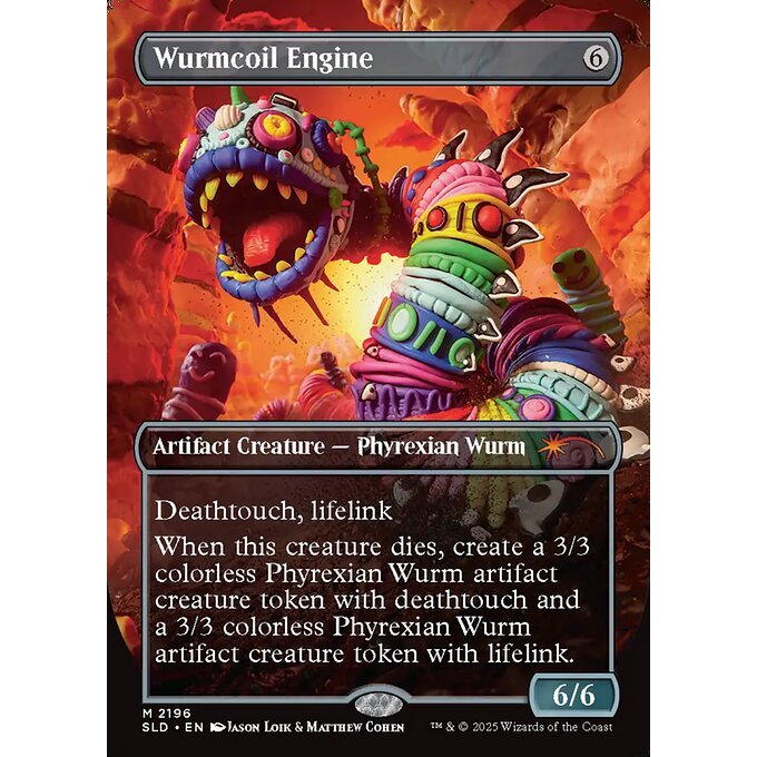SLD_2196 Wurmcoil Engine *Secret Lair Drop: Play-Doh: Squishful Thinking* MTG Magic: The Gathering_Mythic
