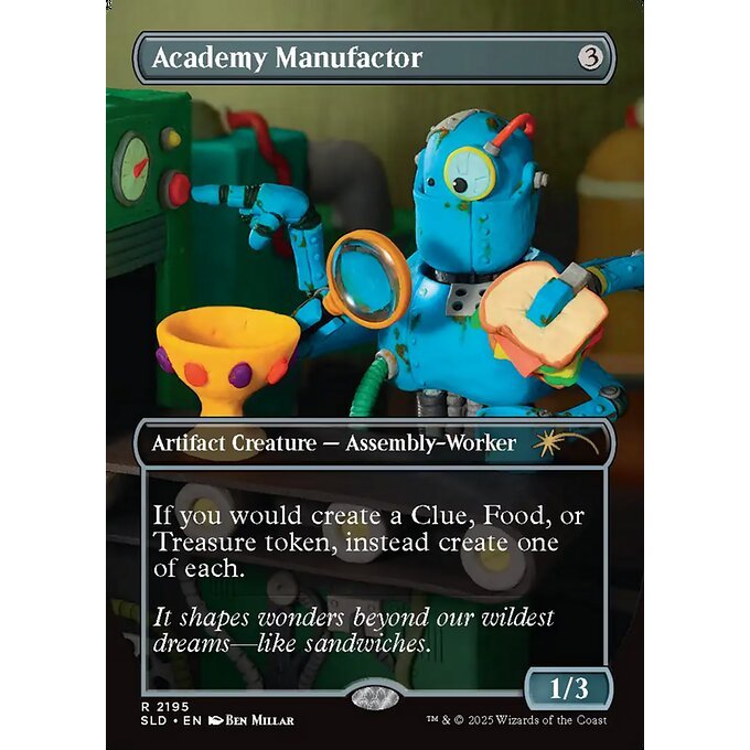 SLD_2195 Academy Manufactor *Secret Lair Drop: Play-Doh: Squishful Thinking* MTG Magic: The Gathering_Rare