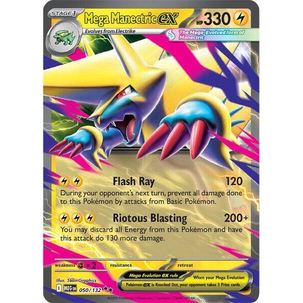 MEG_050/132 Mega MANECTRIC EX *Mega Evolutions*  English Pokemon TCG_Double Rare