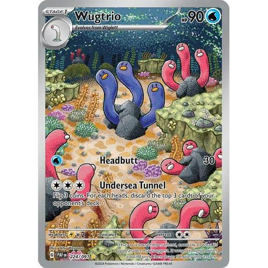 PAF_224 WUGTRIO *Paldean Fates*  English Pokemon TCG_Art Rare
