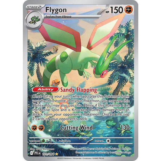 PFL_101/094 FLYGON *Phanstasmal Flames* AR English Pokemon TCG_Full Art Rare